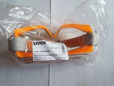 UVEX Ultrasonic  Safety Goggles Anti Mist Scratch Clear Lens  9302-245 .