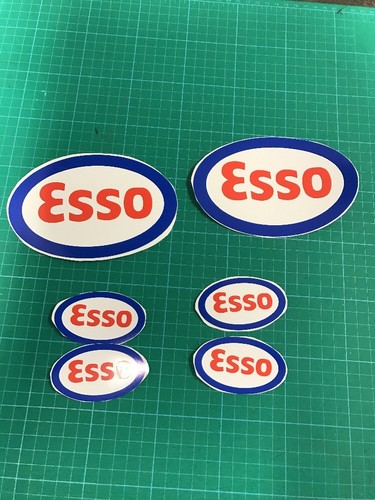 Esso retro decal stickers - retro,