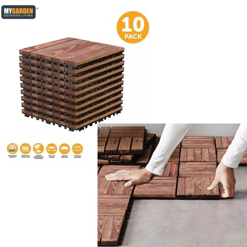10x interlocking wooden deck - 10x,