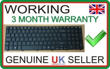 TESTED Packard Bell Easynote TM01 TM05 TM80 TM81 UK KEYBOARD black (id:1447)