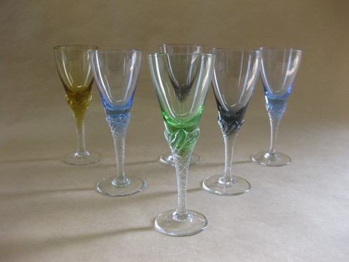 Vintage harlequin glasses - vintage, /