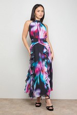 Oasis Floral Maxi Dress Womens