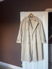 Beige Pierre Cardin Double-breasted Overcoat