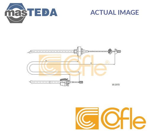 102372 clutch cable - cable, release
