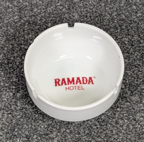 Vintage ramada hotel ashtray - vintage,