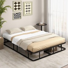King Size Metal Bed Frame Heavy-duty Platform Bed Frame Mattress Foundation