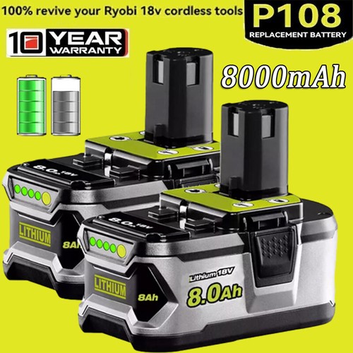 2pack 18v 0ah lithium - 8.0ah,