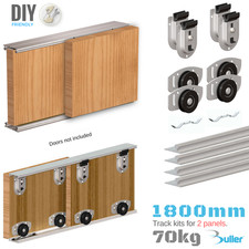 Sliding door track system - sliding, 2