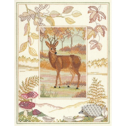 Wildlife deer cross stitch - wildlife,
