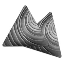 2x Triangle Coaster - BW -
