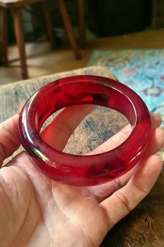 Vintage chunky bangle - bangle, bracelet