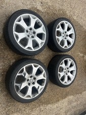 VAUXHALL ZAFIRA VXR 18" ALLOY WHEELS FULL SET SNOWFLAKE 5 X 110 B MODEL 06 ASTRA