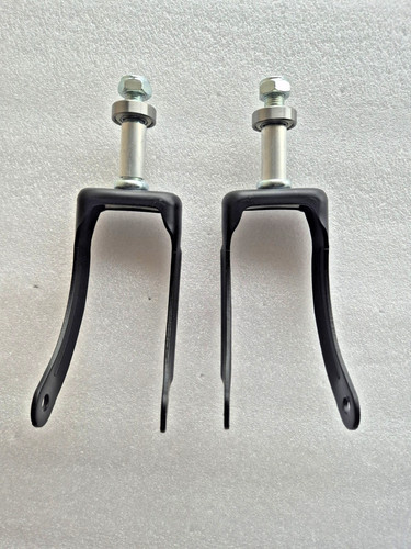 Pair front castor - castor, forks