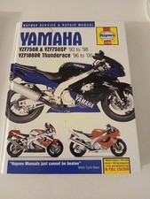 Yamamha: YZF750R & YZF750SP 93 to 98 YZF1000R Thunderace Service Manual
