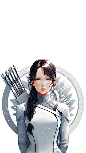 Katniss everdeen vinyl car - everdeen,
