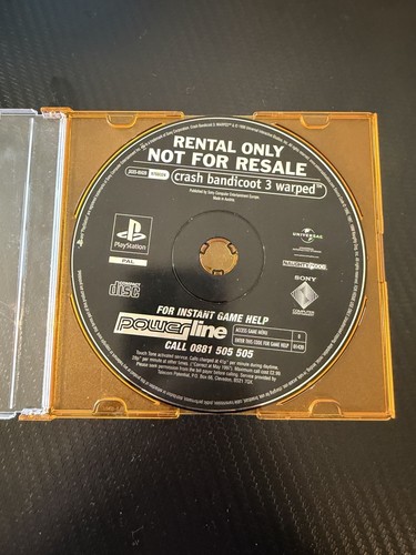 Ps1 crash bandicoot warped - ps1,