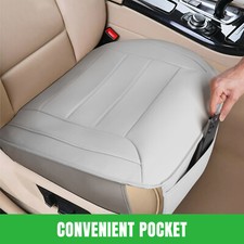 Gray front car seat cushion - gray,