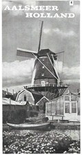 Vintage Aalsmeer Holland Travel Information Brochure Photo Images 1960s