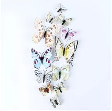 12 x 3D Butterfly Wall