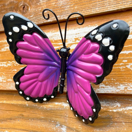 Butterfly wall art - wall, pink