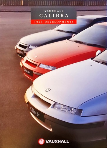 Vauxhall calibra brochure 1994 - brochure,