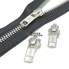 YKK Metal Zip Pullers, #5 Zipper sliders for coats, jackets.  Zipper Pull repair