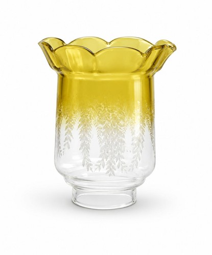 Amber tipped gas shade - amber,