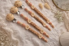 Personalised wooden dummy clip - personalised,