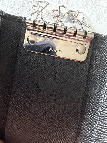 Prada saffiano leather key - prada,
