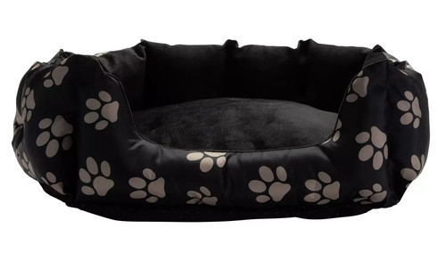 Paw print oval pet - oval, bed