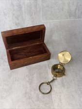 Brass Pocket Compass with