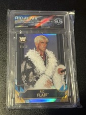 2020 Topps Chrome WWE Big Legends Ric Flair #Bl-18 Black Refractor /10 9.5 Grade