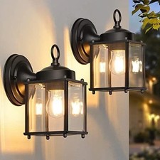 2-Pack Outdoor Wall Lights