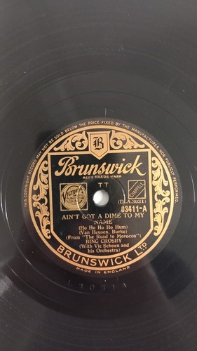 78rpm bing crosby ain - ain`t, a