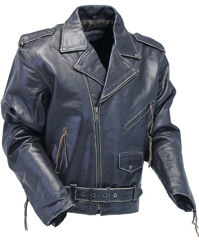 Men motorcycle leather - men's,