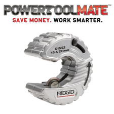 RIDGID 57018 15mm & 22mm 2-in-1 C-Style Small Plumbers Copper Pipe Tube Cutter