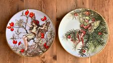 Flower Fairy 8” Plates Wedgwood…Rose Hip & Yew…1989…Lovely X