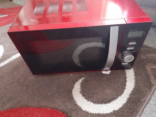 Red 20l 700w microwave dunelm - microwave,