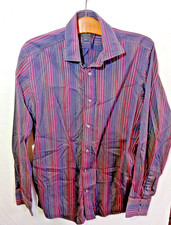 Men's Duchamp Slim Fit Long Sleeve Casual Shirt 16" Collar 41 cm