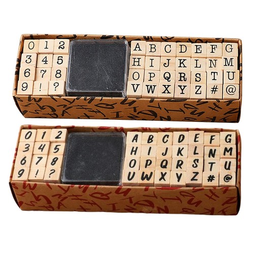 Pcs alphabet stamps set - alphabet,