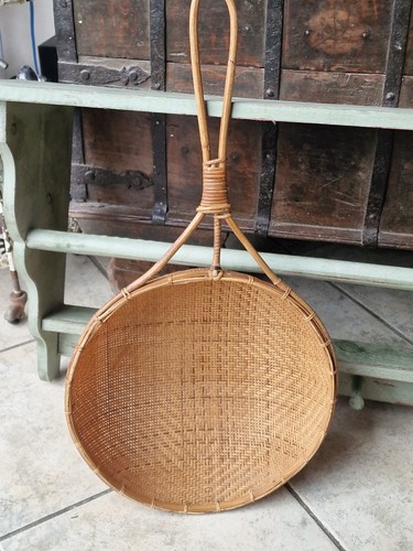 Old vintage bamboo rattan - vintage,