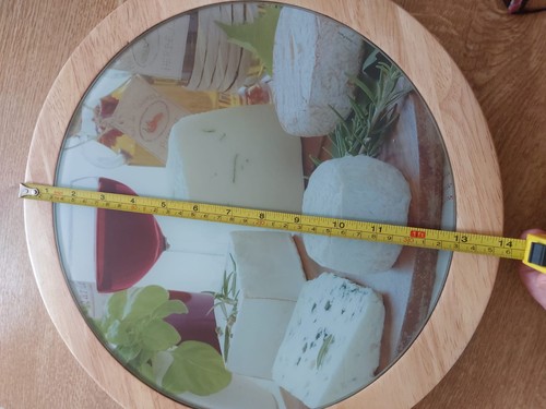 Wood lazy susan cheese board - lazy,