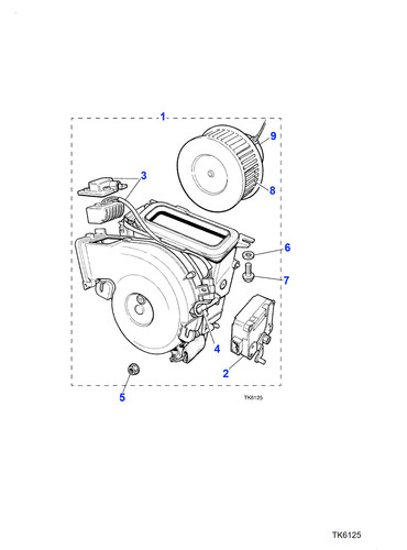 Jaguar blower motor fan air - jaguar,