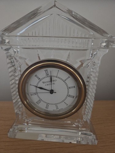 Waterford crystal mantle clock - waterford,
