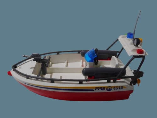 Playmobil fire engine - playmobil, lifeboat