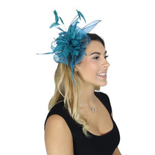 Flower Feather Hair Hat