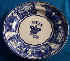 VICTORIAN ROYAL NAVY MESS PLATE No20 c1860