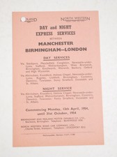 Bus Coach Timetable Leaflet