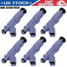 6Pcs FUEL INJECTORS 23250-70120 FOR TOYOTA LEXUS IS200 CROWN CHASER 2.0 1999-05