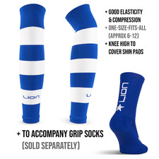 Football Sock Sleeves To Accompany Grip Socks - Variety Of Colours To Match Kit